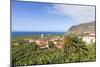 View from Tazacorte over Banana Plantations to the Sea, La Palma, Canary Islands, Spain, Europe-Gerhard Wild-Mounted Photographic Print