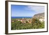 View from Tazacorte over Banana Plantations to the Sea, La Palma, Canary Islands, Spain, Europe-Gerhard Wild-Framed Photographic Print