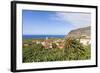 View from Tazacorte over Banana Plantations to the Sea, La Palma, Canary Islands, Spain, Europe-Gerhard Wild-Framed Photographic Print