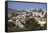 View from Templo de San Diego, distant view of the city, Guanajuato, Mexico, North America-Peter Groenendijk-Framed Stretched Canvas