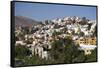 View from Templo de San Diego, distant view of the city, Guanajuato, Mexico, North America-Peter Groenendijk-Framed Stretched Canvas
