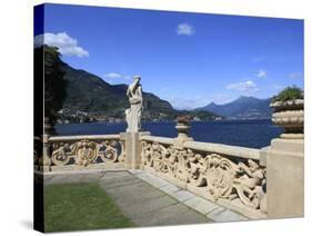 View From Terrace, Lenno, Lake Como, Lombardy, Italy, Europe-Vincenzo Lombardo-Stretched Canvas