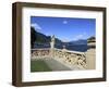 View From Terrace, Lenno, Lake Como, Lombardy, Italy, Europe-Vincenzo Lombardo-Framed Photographic Print