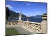 View From Terrace, Lenno, Lake Como, Lombardy, Italy, Europe-Vincenzo Lombardo-Mounted Photographic Print