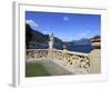 View From Terrace, Lenno, Lake Como, Lombardy, Italy, Europe-Vincenzo Lombardo-Framed Photographic Print