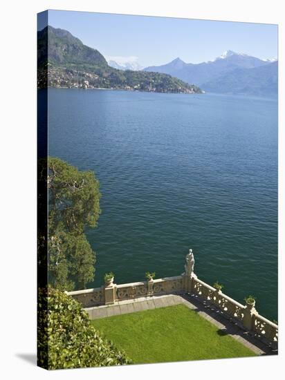 View from Terrace of 18th Century Villa del Balbianello, Lenno, Lake Como, Italian Lakes, Italy-Peter Barritt-Stretched Canvas