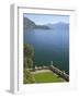 View from Terrace of 18th Century Villa del Balbianello, Lenno, Lake Como, Italian Lakes, Italy-Peter Barritt-Framed Photographic Print