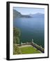 View from Terrace of 18th Century Villa del Balbianello, Lenno, Lake Como, Italian Lakes, Italy-Peter Barritt-Framed Photographic Print