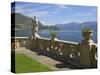 View from Terrace of 18th Century Villa del Balbianello, Lenno, Lake Como, Italian Lakes, Italy-Peter Barritt-Stretched Canvas
