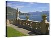 View from Terrace of 18th Century Villa del Balbianello, Lenno, Lake Como, Italian Lakes, Italy-Peter Barritt-Stretched Canvas