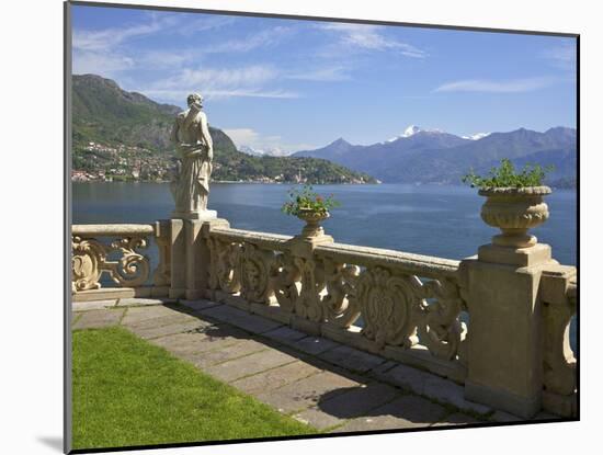 View from Terrace of 18th Century Villa del Balbianello, Lenno, Lake Como, Italian Lakes, Italy-Peter Barritt-Mounted Photographic Print