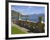 View from Terrace of 18th Century Villa del Balbianello, Lenno, Lake Como, Italian Lakes, Italy-Peter Barritt-Framed Photographic Print