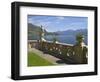 View from Terrace of 18th Century Villa del Balbianello, Lenno, Lake Como, Italian Lakes, Italy-Peter Barritt-Framed Photographic Print