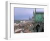 View from Terrace of St. Epvre Basilica, of Place Stanislas and Old Town, Nancy, Lorraine-Bruno Barbier-Framed Photographic Print