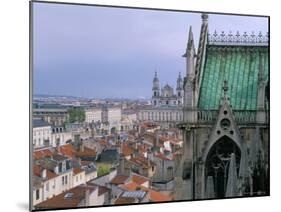 View from Terrace of St. Epvre Basilica, of Place Stanislas and Old Town, Nancy, Lorraine-Bruno Barbier-Mounted Photographic Print