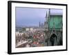 View from Terrace of St. Epvre Basilica, of Place Stanislas and Old Town, Nancy, Lorraine-Bruno Barbier-Framed Photographic Print