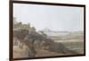 View from Tessa Aurunca, 1784-Francis Towne-Framed Giclee Print