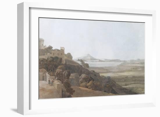 View from Tessa Aurunca, 1784-Francis Towne-Framed Giclee Print