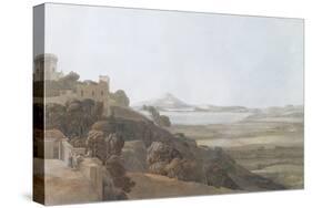 View from Tessa Aurunca, 1784-Francis Towne-Stretched Canvas