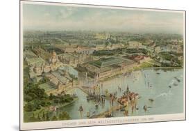 View from the Air of the Chicago World Fair-null-Mounted Art Print