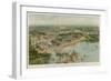 View from the Air of the Chicago World Fair-null-Framed Art Print