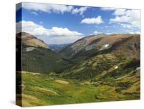 View from the Alpine Visitor Center, Rocky Mountain National Park, Colorado, USA-Michel Hersen-Stretched Canvas