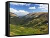 View from the Alpine Visitor Center, Rocky Mountain National Park, Colorado, USA-Michel Hersen-Framed Stretched Canvas