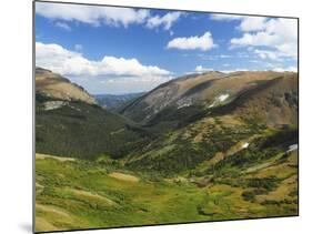 View from the Alpine Visitor Center, Rocky Mountain National Park, Colorado, USA-Michel Hersen-Mounted Photographic Print