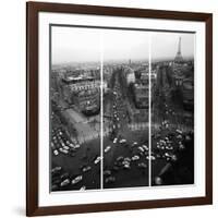 View From The Arc De Triomphe To The Place De L'Et-Paul Almasy-Framed Giclee Print