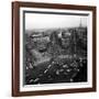 View from the Arc de Triomphe to the Place de l'Etoile, 1960s-Paul Almasy-Framed Giclee Print