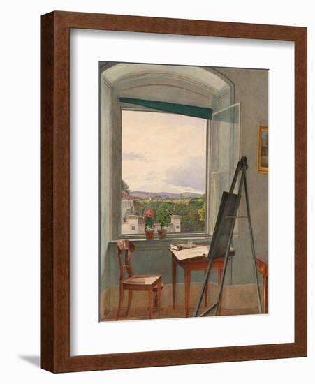 View From the Artist's Studio in Alservorstadt Toward Dornbach-Jakob Alt-Framed Giclee Print