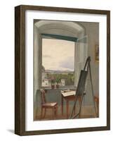 View from the Artist's Studio in Alservorstadt toward Dornbach-Jakob Alt-Framed Giclee Print