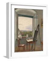 View from the Artist's Studio in Alservorstadt toward Dornbach-Jakob Alt-Framed Premium Giclee Print
