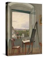 View from the Artist's Studio in Alservorstadt toward Dornbach-Jakob Alt-Stretched Canvas