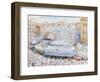 View from the Balcony, Mahane Yehuda, Jerusalem, 2019 (W/C on Paper)-Lucy Willis-Framed Giclee Print