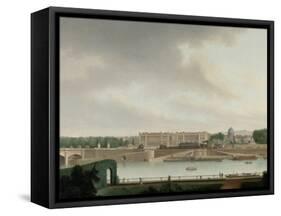 View from the Batavian Embassy in Paris, Josephus Augustus Knip-Josephus Augustus Knip-Framed Stretched Canvas