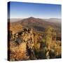 View from the Battertfelsen to the Merkus, Baden Baden, Baden-Wurttemberg, Germany-Markus Lange-Stretched Canvas