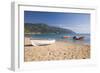 View from the Beach to Distant Cape Taxiarhis-Ruth Tomlinson-Framed Photographic Print