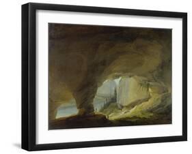 View from the Beatus Cave onto the Thuner Lake-Caspar Wolf-Framed Giclee Print