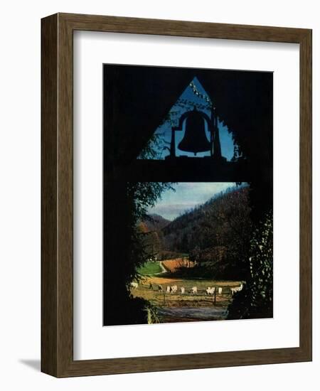 "View from the Belltower,"November 1, 1948-Arthur Dodd-Framed Giclee Print