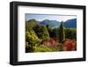 View from the Botanical Garden San Grato towards the Lake and Monte Bre Mountain-null-Framed Art Print