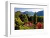 View from the Botanical Garden San Grato towards the Lake and Monte Bre Mountain-null-Framed Art Print