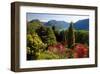 View from the Botanical Garden San Grato towards the Lake and Monte Bre Mountain-null-Framed Art Print