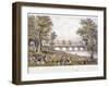 View from the Bridge on the Serpentine Towards Crystal Palace, London, 1851-Day & Son-Framed Giclee Print