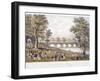 View from the Bridge on the Serpentine Towards Crystal Palace, London, 1851-Day & Son-Framed Giclee Print