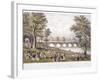 View from the Bridge on the Serpentine Towards Crystal Palace, London, 1851-Day & Son-Framed Giclee Print