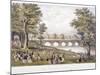 View from the Bridge on the Serpentine Towards Crystal Palace, London, 1851-Day & Son-Mounted Giclee Print