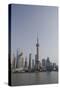 View from the Bund of the Modern Pudong Area, Shanghai, China-Cindy Miller Hopkins-Stretched Canvas