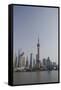 View from the Bund of the Modern Pudong Area, Shanghai, China-Cindy Miller Hopkins-Framed Stretched Canvas