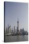 View from the Bund of the Modern Pudong Area, Shanghai, China-Cindy Miller Hopkins-Stretched Canvas